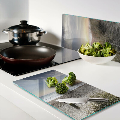 Tábua para cozinha Praia ao pôr do sol