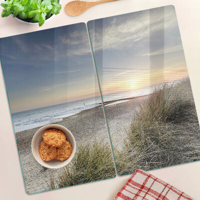 Tábua para cozinha Praia ao pôr do sol