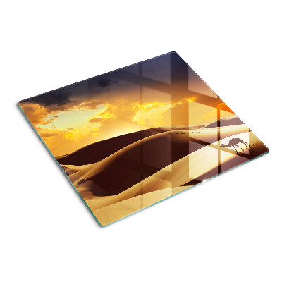 Tábua para cozinha Paisagem desértica ao pôr do sol