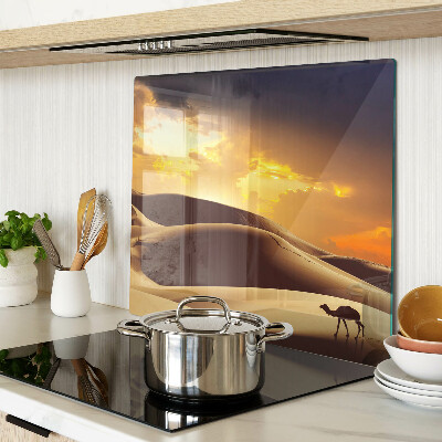 Tábua para cozinha Paisagem desértica ao pôr do sol
