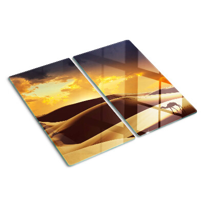 Tábua para cozinha Paisagem desértica ao pôr do sol
