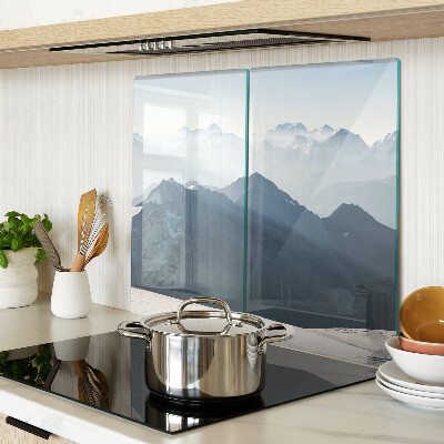 Tábua para cozinha Paisagem montanhosa nas nuvens