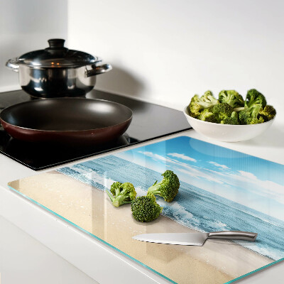Tábua para cozinha Praia e mar