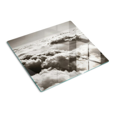 Tábua para corte Nuvens em tons de cinza