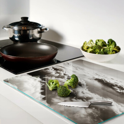 Tábua para corte Nuvens em tons de cinza