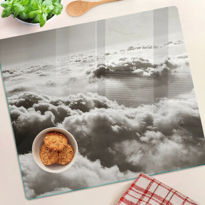 Tábua para corte Nuvens em tons de cinza