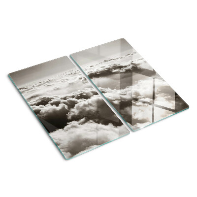 Tábua para corte Nuvens em tons de cinza