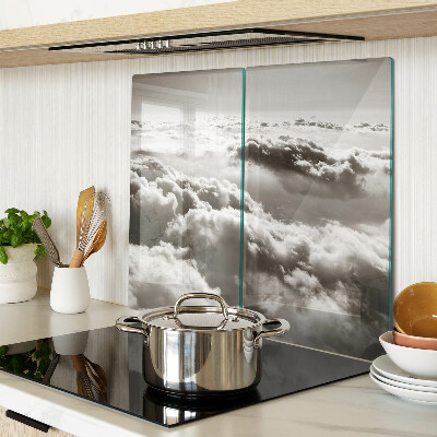 Tábua para corte Nuvens em tons de cinza