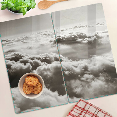 Tábua para corte Nuvens em tons de cinza