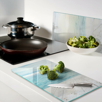 Tábua para cozinha O mar e o cais de madeira