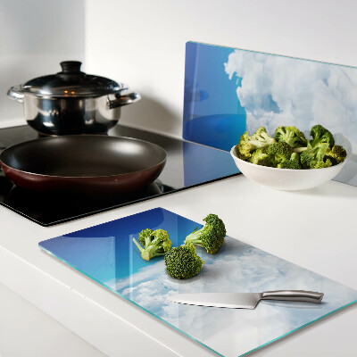 Tábua para cozinha Céu com nuvens