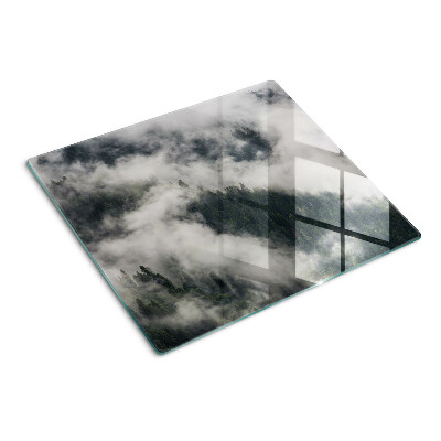 Tábua para corte Montanhas nas nuvens