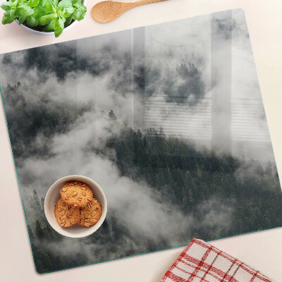 Tábua para corte Montanhas nas nuvens