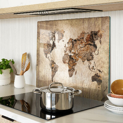 Tábua para corte Mapa-múndi vintage