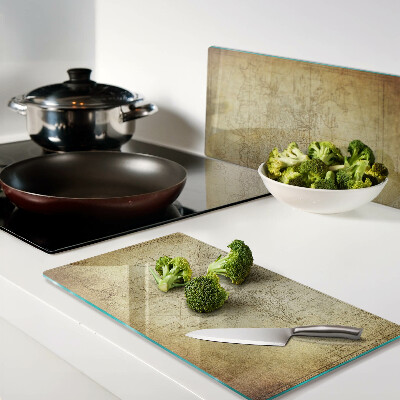 Tábua para corte Mapa do mundo antigo