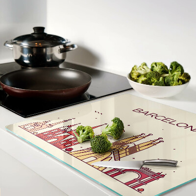 Tábua para cozinha Barcelona e sua arquitetura