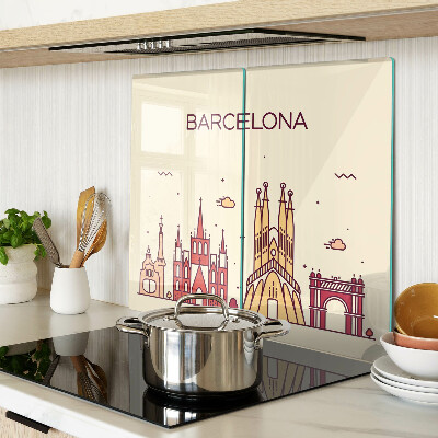 Tábua para cozinha Barcelona e sua arquitetura