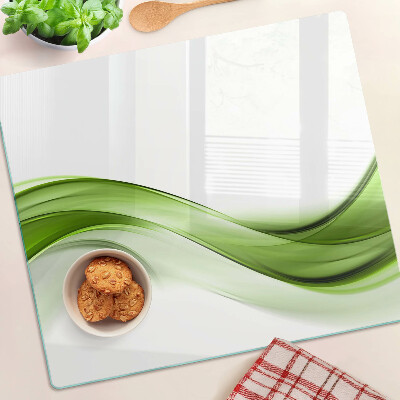 Tábua para corte Ondas abstratas verdes