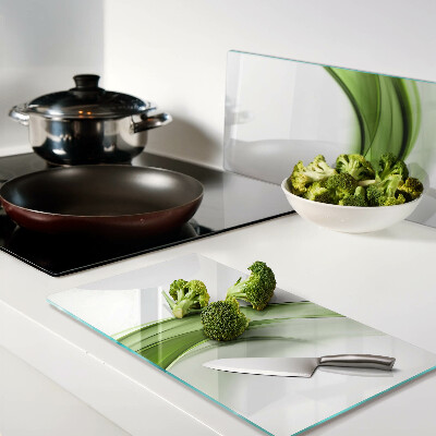 Tábua para corte Ondas abstratas verdes