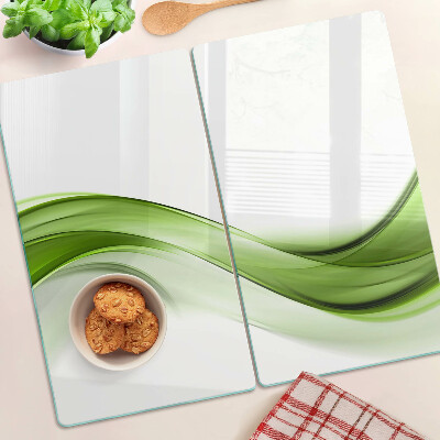 Tábua para corte Ondas abstratas verdes