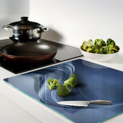 Tábua para corte Ondas em tons de azul