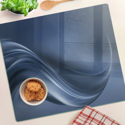 Tábua para corte Ondas em tons de azul