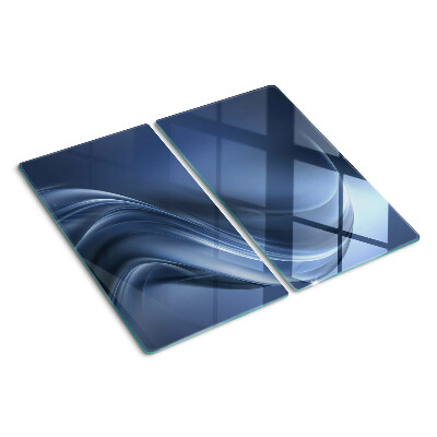 Tábua para corte Ondas em tons de azul