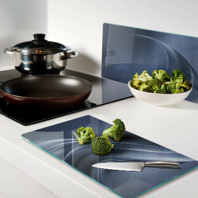 Tábua para corte Ondas em tons de azul