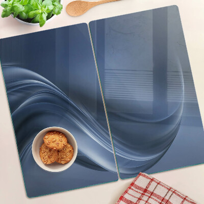 Tábua para corte Ondas em tons de azul