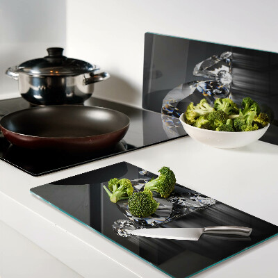 Tábua para cozinha Diamantes em um fundo preto