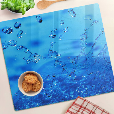 Tábua para corte Bolhas de água e ar