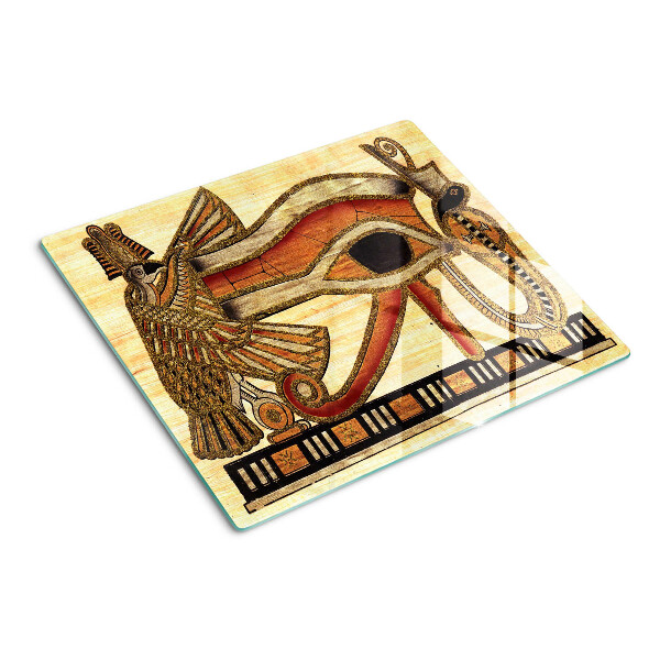 Tábua para corte motivo de hieróglifo egípcio