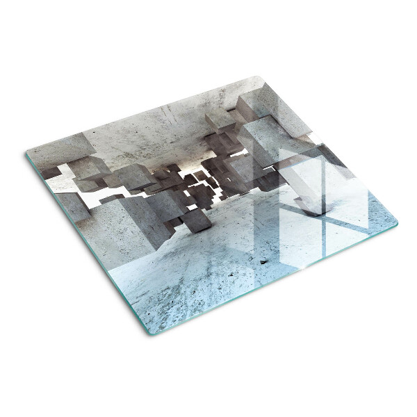 Tábua para corte Composição espacial abstrata