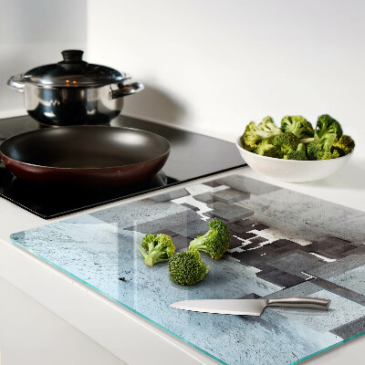 Tábua para corte Composição espacial abstrata