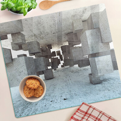 Tábua para corte Composição espacial abstrata