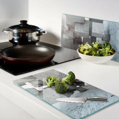 Tábua para corte Composição espacial abstrata