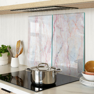 Tábua para cozinha Padrão de mármore em tons de rosa