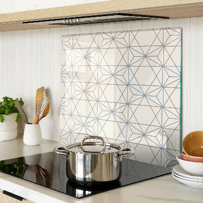 Tábua para cozinha Geometria com triângulos e retas