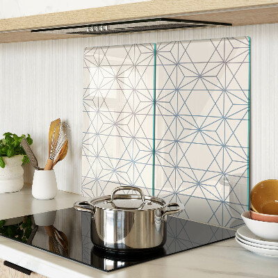 Tábua para cozinha Geometria com triângulos e retas