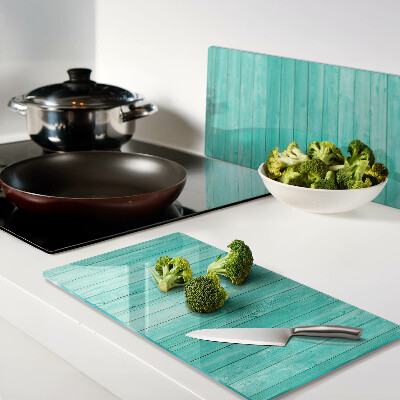 Tábua para cozinha assoalho turquesa
