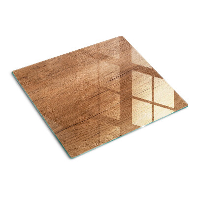 Tábua para corte Madeira com reflexo de janela