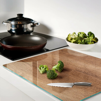 Tábua para corte Madeira com reflexo de janela