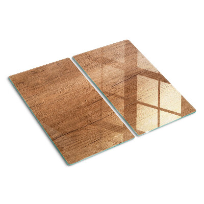 Tábua para corte Madeira com reflexo de janela