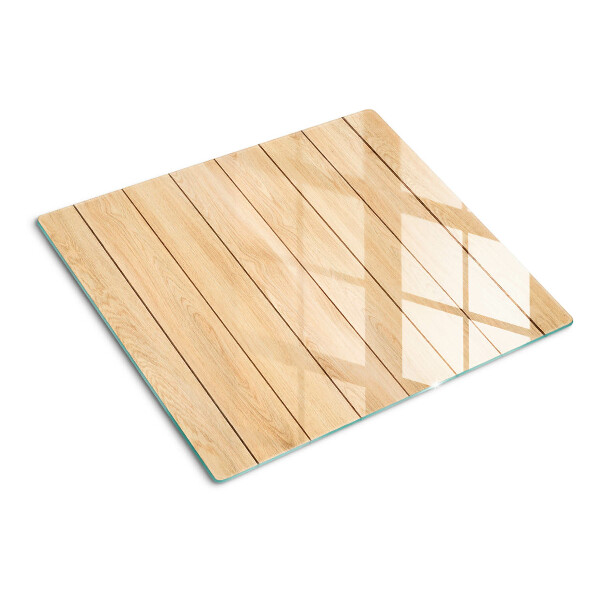 Tábua para corte Tábua de madeira de cor clara