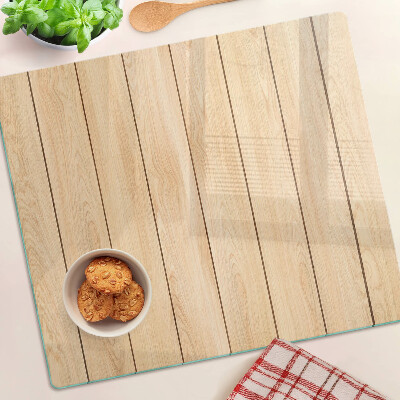 Tábua para corte Tábua de madeira de cor clara