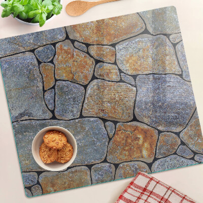 Tábua para cozinha Padrão de pedra com textura