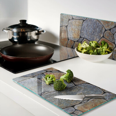 Tábua para cozinha Padrão de pedra com textura