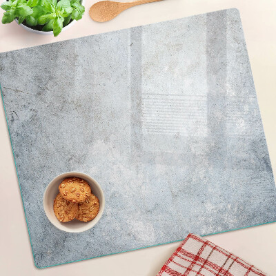 Tábua para corte Efeito concreto com reflexão