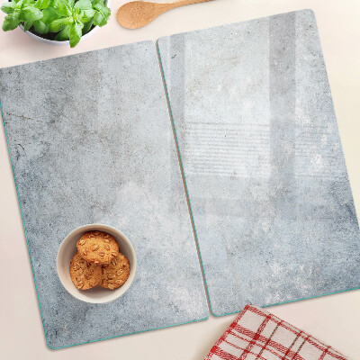 Tábua para corte Efeito concreto com reflexão