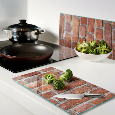 Tábua para cozinha Parede de tijolos